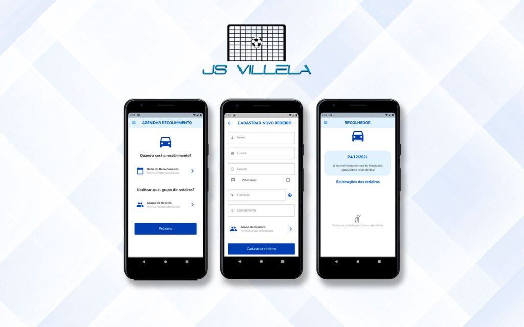 JS Villela - Aplicativo móvel criado pela Spark Sites